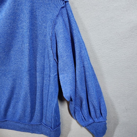 We The Free Sweater Womens Small Dolman Sleeve Ribbed Pullover Lightweight Top - Picture 4 of 9